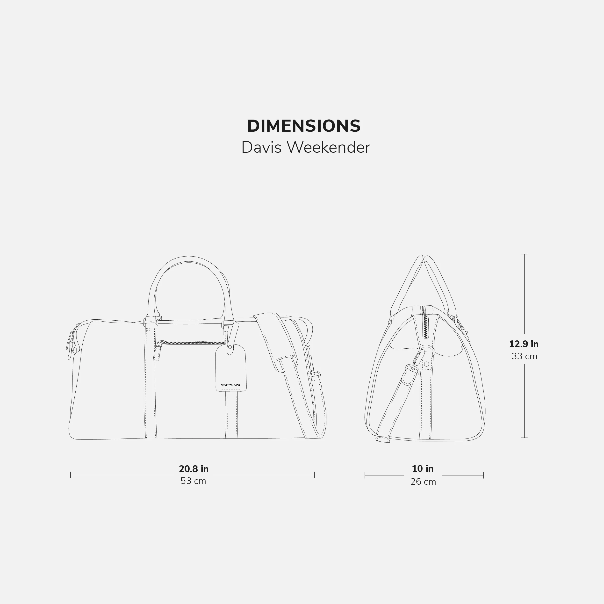 Davis Weekender Bag - Waxed Canvas and Pull-Up Leather - Men's - Image 22