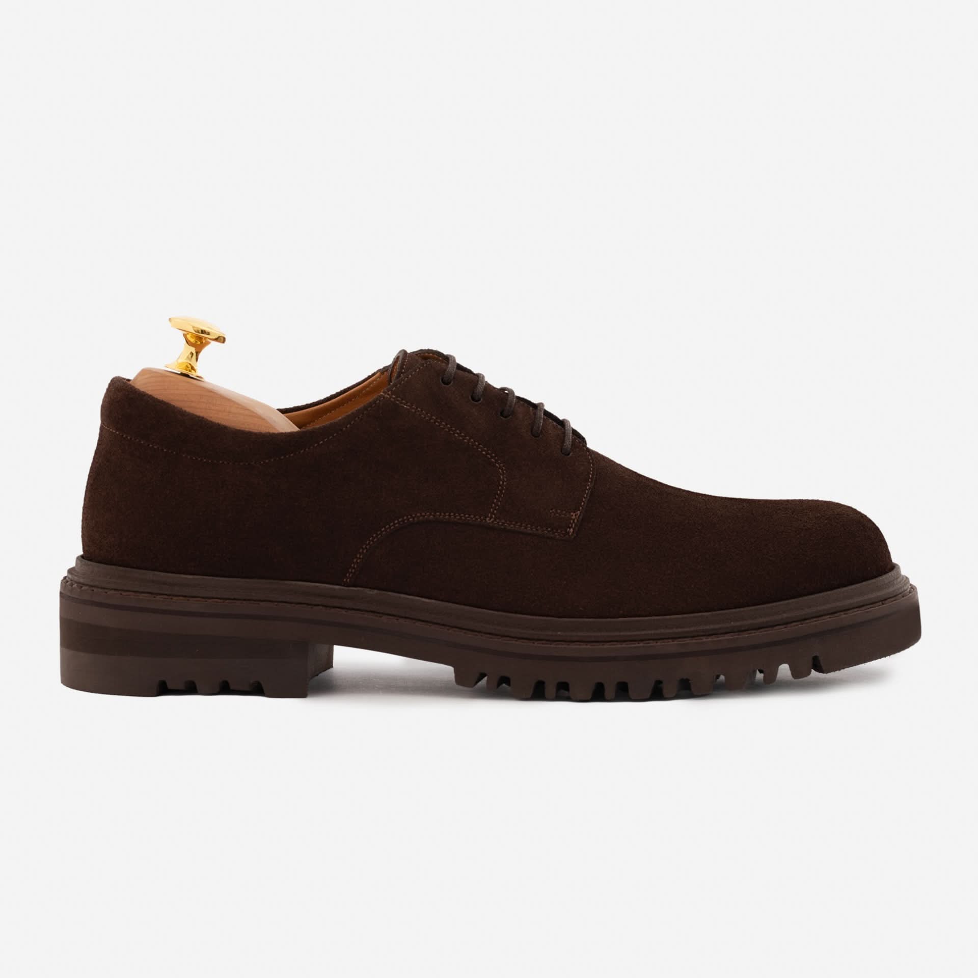 Palermo Derby - Water Repellent Suede - Men’s - Image 2